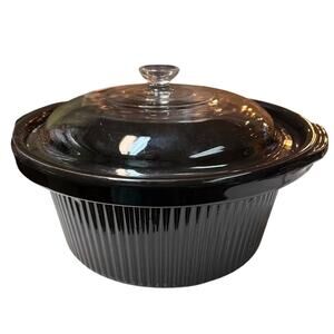 Rival Crockpot 3355 CERAMIC CROCK INSERT ONLY Pot 5 qt Slow Cooker BLUE